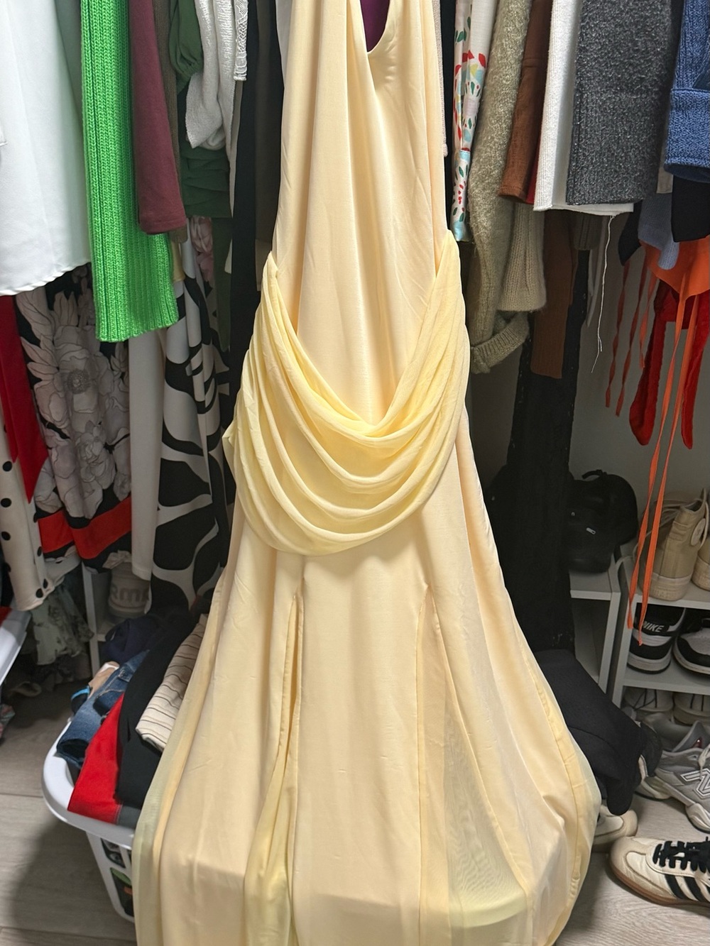 Meshki Lemon Halter Maxi Dress - Picture 4 of 4